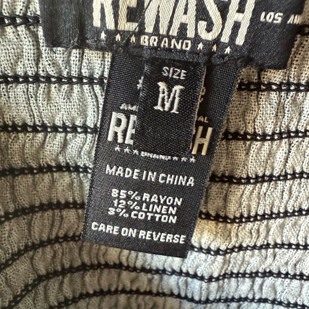 Rewash Black and White Two-Piece Set - Women Pants & Jumpsuits - Picture 2 of 11